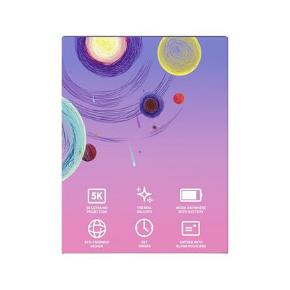 POCOCO Galaxy Projector, Star Projector Night Light, Home Planetarium for Children and Adults; in Bedrooms, Interiors; for Decoration, Sleep Aid and Relaxation - with 2 Discs