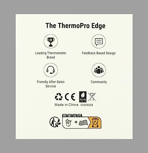 ThermoPro TP53 Hygrometer Digital Indoor Room Lab Greenhouse Thermometer Temperature Humidity Monitor Gauge Indicator for Nursery Home Office with Touch Backlight Amphibians Hygrometer