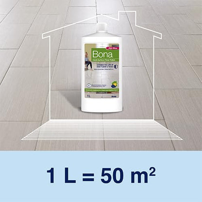 Bona Hard-Surface Floor Polish, Gloss, 1 Litre