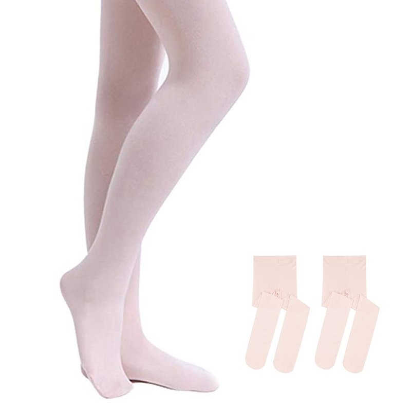 Stelle Girls' Ultra Soft Pro Dance Tight/Ballet Footed Tight(Toddler/Little Kid/Big Kid),2BP,XS