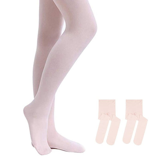 Stelle Girls' Ultra Soft Pro Dance Tight/Ballet Footed Tight(Toddler/Little Kid/Big Kid),2BP,XS