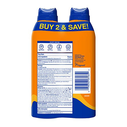 Banana Boat Sport Ultra SPF 30 Sunscreen Spray Twin Pack | Banana Boat Sunscreen Spray SPF 30, Spray On Sunscreen, Water Resistant Sunscreen, Oxybenzone Free Sunscreen Pack, 6oz each