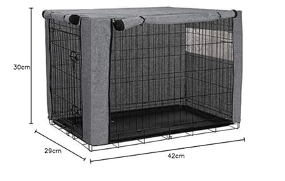 Chengsan Durable Windproof Dog Crate Cover for Metal Crate Indoor Outdoor Protection