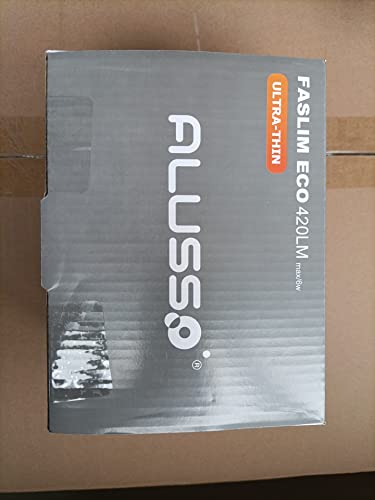 ALUSSO LED Downlights for Ceiling 6W Ultra Slim LED Recessed Ceiling Spot Lights 3000K Warm White IP44 Waterproof Spotlights Ceiling Lights for Bathroom Kitchen Living Room, 6 Pack