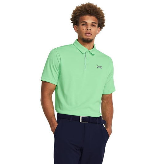 Under Armour Men's Tech Golf Polo, (350) Matrix Green / / Pitch Gray, Small
