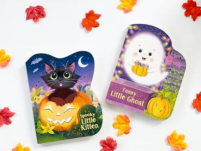 Funny Little Ghost - Halloween Ghost-Shaped Board Book