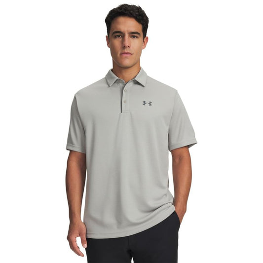 Under Armour Men's Tech Golf Polo, (069) Titanium / / Pitch Gray, Small
