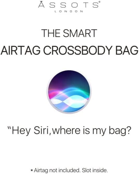 ASSOTS Smart Leather Crossbody Bag for Women – Triple Zip Crossover Purse Travel Bag Fits iPad Pro 11”