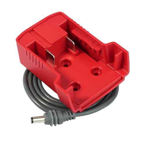 6.56FT Starlink Mini Power Bank Adapter, 18 Volt Battery Adapter Kit Battery Charger Cable Compatible with Mil-Waukee m18 Plug