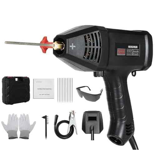 Welding Machine Handheld, Portable Electric Welding Machine, 110V Portable ARC Welding with IGBT Inverter 6 Variable Current Adjustment for 1/16"-1/8" Welding Rod