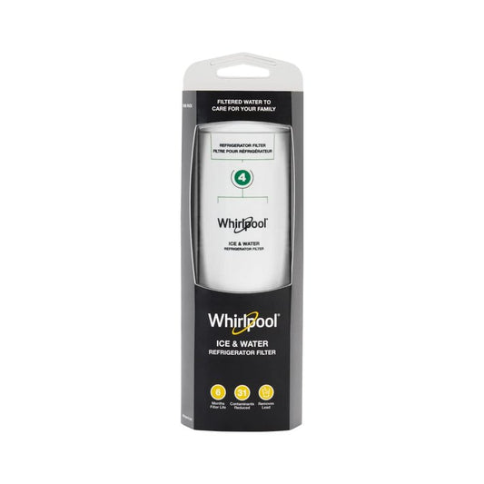 Whirlpool® Refrigerator Ice and Water Filter 4 - WHR4RXD1, Single-Pack, Green