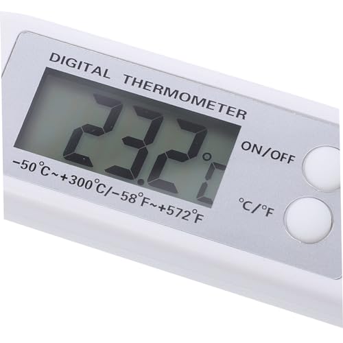 CATIEBYE Folding Meat Thermometer for Grilling Instant Read Kitchen Probe Thermometer with Ultra LCD Screen Design for Accurate Cooking for BBQ and Baking