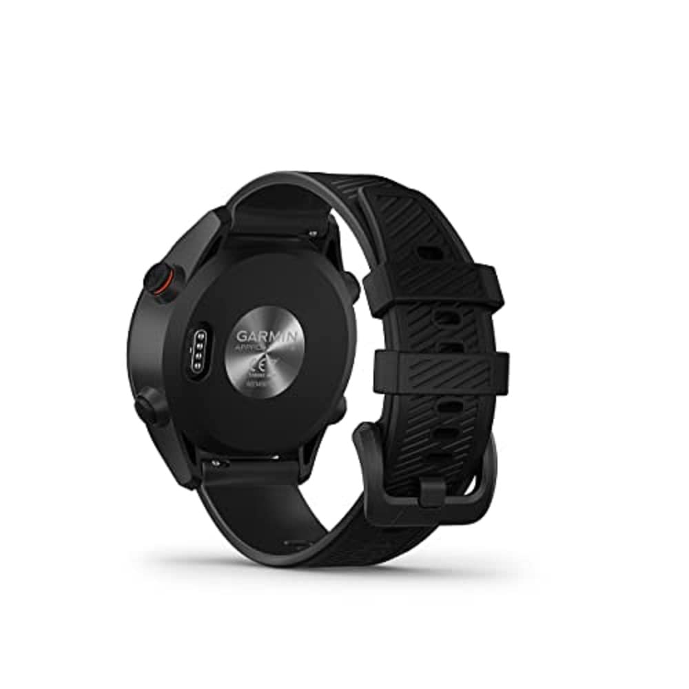 Garmin Approach S12 GPS 44mm Golf watch, essential on course features, pre loaded with 43,000 courses, up to 30 hours in GPS mode, Black