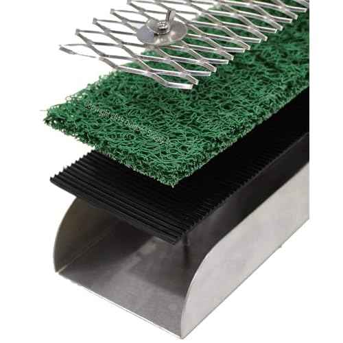 Sluice Fox Pocket Gold Sluice Box - 12 inch Portable Aluminum Alloy Mini Sluice Box with Miner's Moss and V Matting - Prospecting Sluice for panning Tool Kits