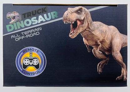 Delycazy Dinosaur Toys Cars for Kids Boys, Remote Control Car for Kids Toys Age 3 4 5 6 7 8 Year Old Boy Girl X-mas Birthday Gifts