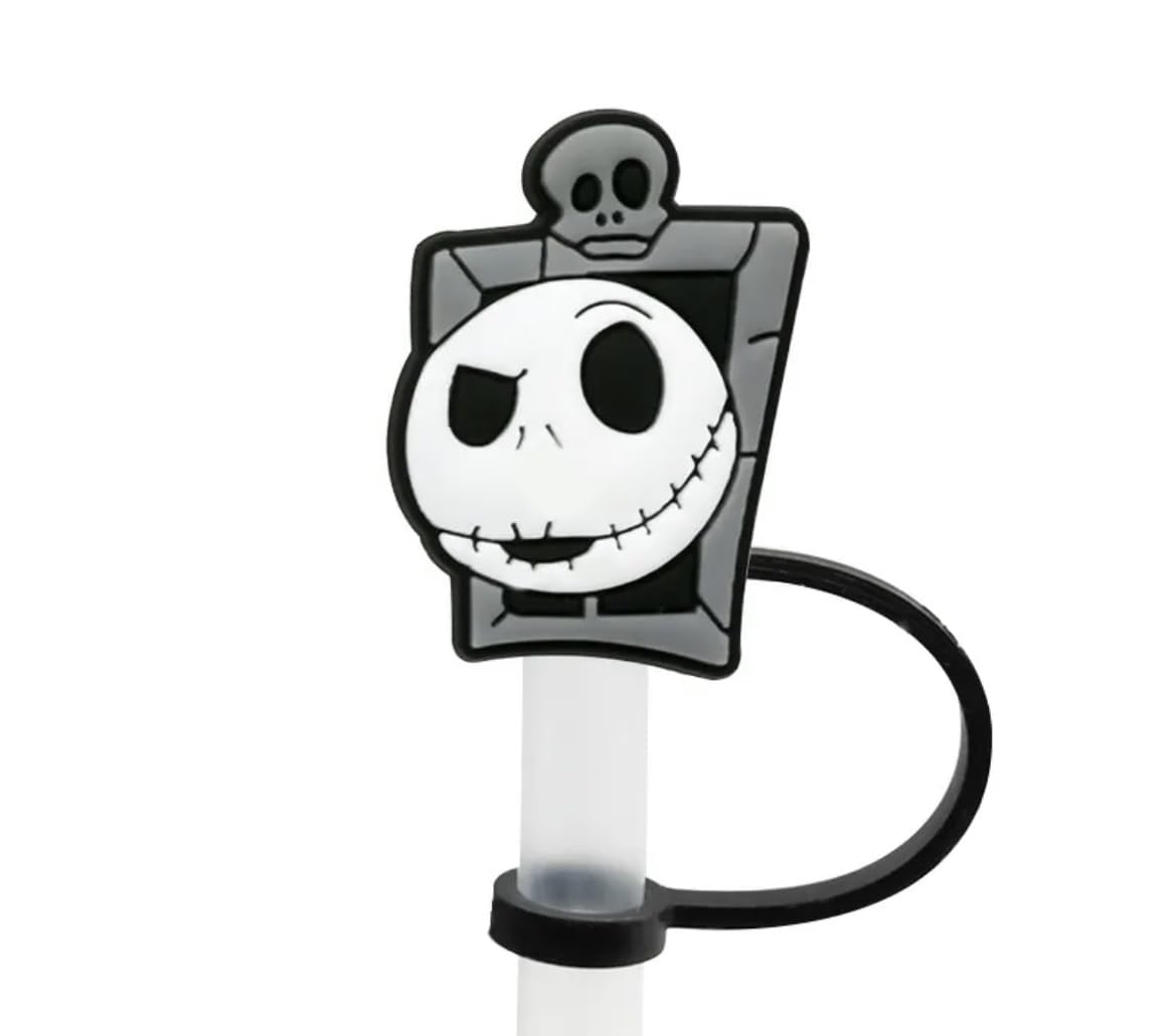 6 Pack 10mm Straw Toppers Compatible With Stanley 30oz & 40oz Tumbler Cups (Halloween Bundle)