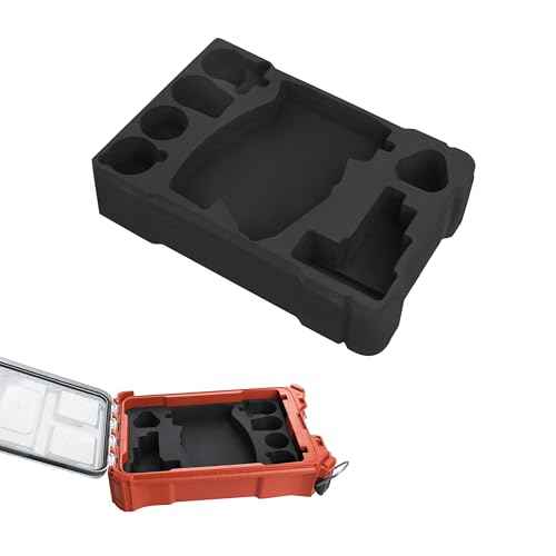 48-22-8435 Packout Foam Inserts For Milwau-kee Packout Tool Box,EVA Liner Packout Insert For 2505-22 M12 Fuel Installation Drill/Driver Kit & Accessories