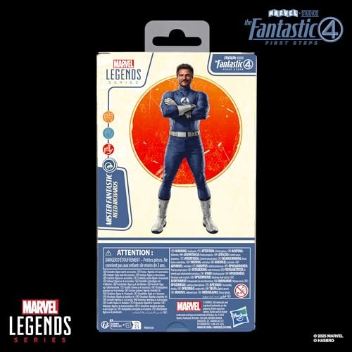 Marvel Legends Series Mister Fantastic Action Figure, Fantastic Four, Blue