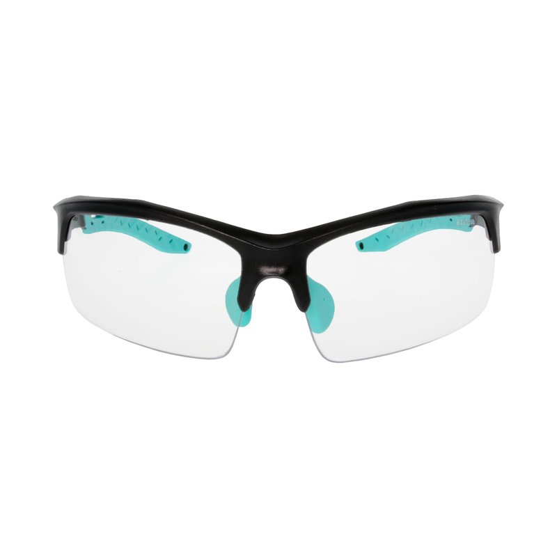 Walker's Unisex Teal Impact Resistant Sport Glasses | Durable Non-Slip Rubberized Frame UV Protection Shooting Outdoor Sports Glasses w/ Clear Lenses