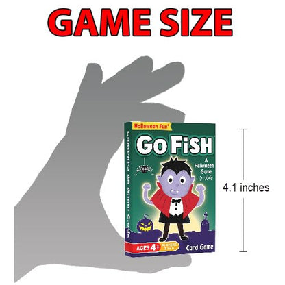 Halloween Fun Go Fish, a Family Game for Kids Ages 4 and Up - Play Go Fish, Old Maid and Slap Jack Using The Same Deck