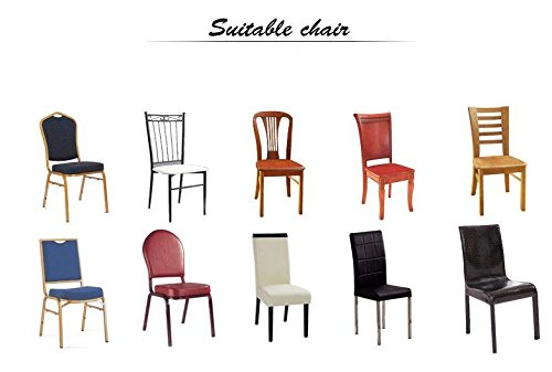 iEventStar Stretch Polyester Dining Chair Cover Slipcover for Wedding Banquet Party Dining Room (Red)