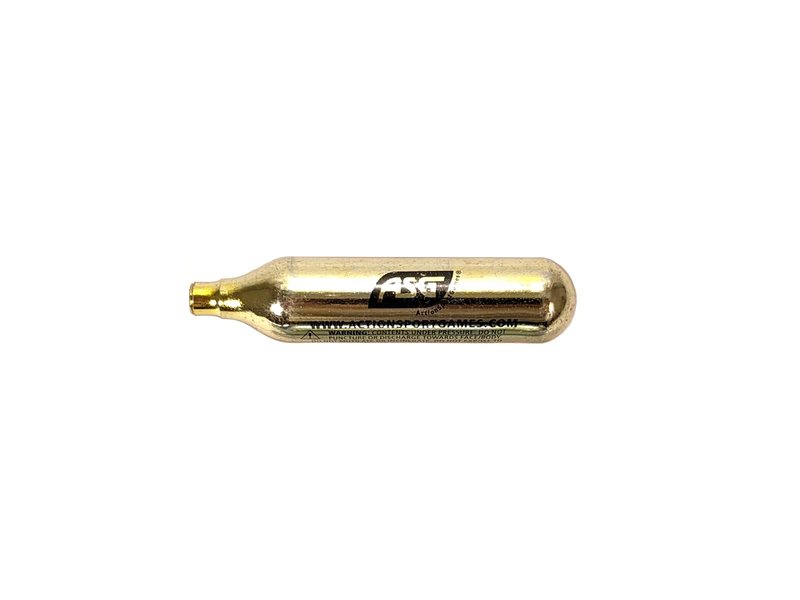 ASG Ultrair 12g CO2 Cartridges | Reliable Power and Precision | CO2 Air Cartridges for BB Pistol, Airsoft Guns, and Airguns, 10 Pack (9 Standard / 1 Lubricated)