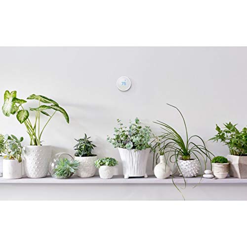 Google Nest Thermostat E - Programmable Smart Thermostat for Home - 3rd Generation Nest Thermostat - Works with Alexa,White