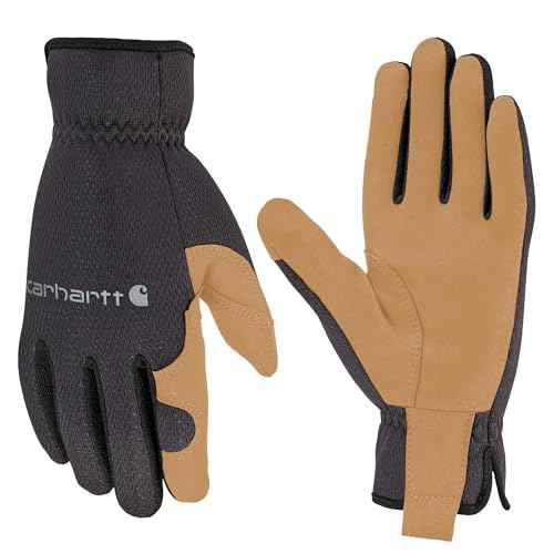 Carhartt Men's GD0794M High Dexterity Open Cuff Glove