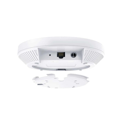 TP-Link EAP610 Access Point, AX1800 Wi-Fi 6 Dual Band Gigabit Wireless Access Points, Power Adapter included, Omada Mesh, Support PoE+Powered or DC, Mount to Wall or Ceiling, Free Software Control