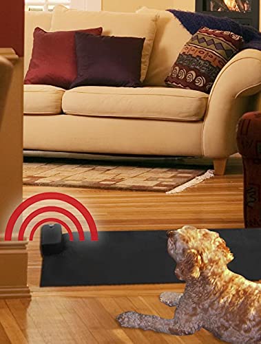 Pet Parade Stay Off! Mat - Indoor Pet Training Sonic Repellent for Dogs and Cats, Browns