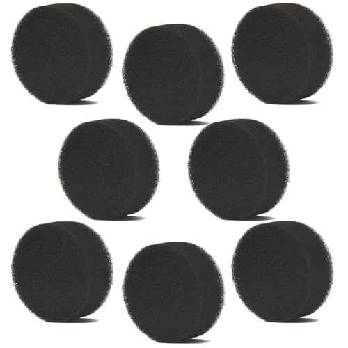 8 Pack Air Compressor 2" Round Intake Filter for Craftsman Porter Cable Air Compressor DeVilbiss, Replacement for D24233, D24235 CAC-1372, CAC-1373
