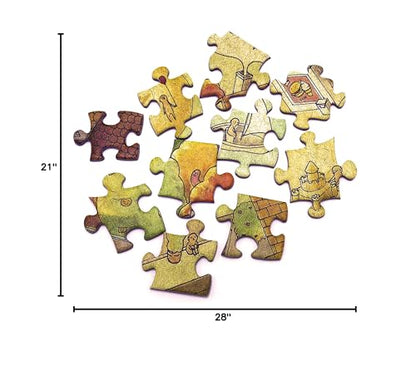 The Sunny City • 1000-Piece Jigsaw Puzzle from The Magic Puzzle Company • Series One
