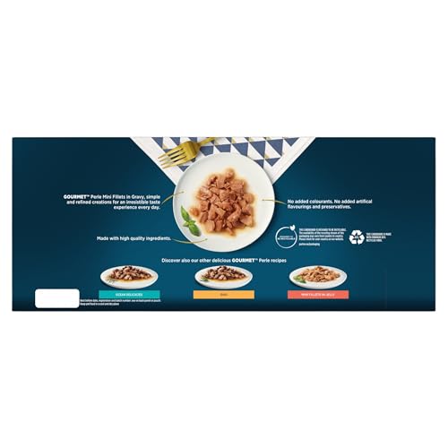 GOURMET Perle Chef's Collection in Gravy Wet Adult Cat Food 40x85g