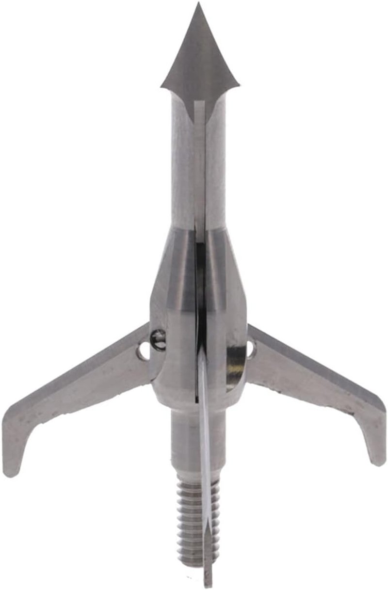 Spitfire 3 Titanium 100 Grain Broadhead - Front-Deploying Mechanical Archery Heads | 3 Pack