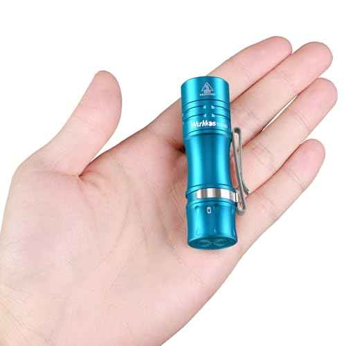 Wurkkos Mini- EDC Flashlight 1650 Lumens TS10SG RGB Sources Anduril 2.0 UI Compact Pocket Clip Light, Tiny LED Keyring Lights, Portable Clip for Night Working Signaling Tool.