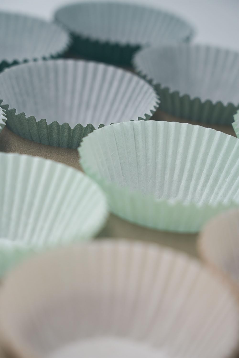 Bake Choice Cupcake Liners 200 Pcs Muffin Liners Standard Cupcake Wrappers, CupCake Liners, Food Grade Cupcake Liners, Greaseproof Parchment Muffin Liners Calyx Series