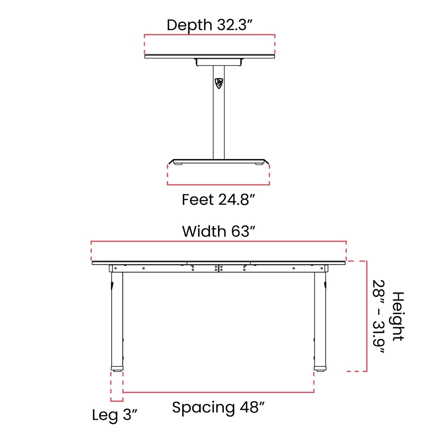 Arozzi Arena Special Edition Ultrawide Curved Gaming and Office Desk with Full Surface Water Resistant Desk Mat Custom Monitor Mount Cable Management Cut Outs - Crawling Chaos