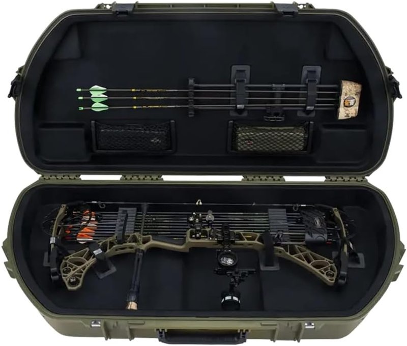SKB Cases Mathews Iseries Shaped Bow Case - Durable Od Green Design | 43-Inch Size