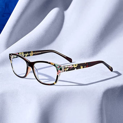 Foster Grant Sofia Vergara X Women S Linda Blue Light Multi Focus™ Glasses Reading, Berry, 52mm US