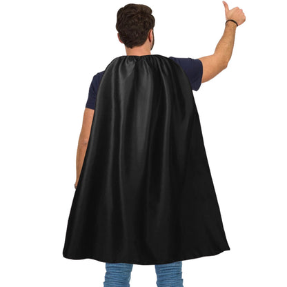 Adult Superhero Capes and Masks - Halloween Vampire Cape Superhero Party Capes Superhero Costume(Black)