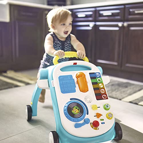Baby Einstein, Musical Mix ‘N Roll 4-in-1 Activity Walker and Table, Educational Push Along Toy, 4 Languages, 100+ Melodies and Phrases, Ages 6 Months +