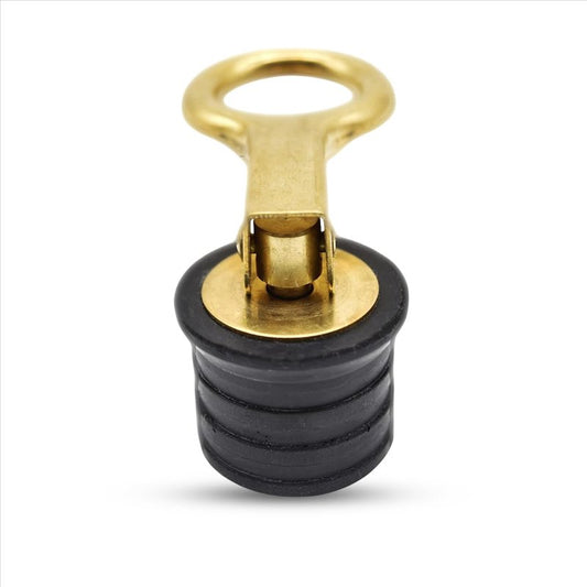 MARINE CITY Brass Snap Handle Drain Plug, Durable & Strong, Easy to Use, Sturdy with Fine Finish, Innovative Design for Boats, Yachts, Kayaks & Marine Use