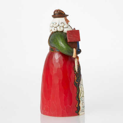 Enesco Jim Shore Heartwood Creek Christmas Around The World German Santa Figurine, 6.75 Inch, Multicolor