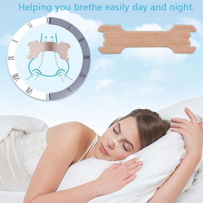 100 Count Nasal Strips Breathe Easy Stop Snoring Help Sleeping (66mm*19mm)