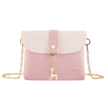 AISPARKY Small Cross Body Bag for Girls PU Leather Shoulder Handbag Cross Body Purse Gifts for Teens Girls