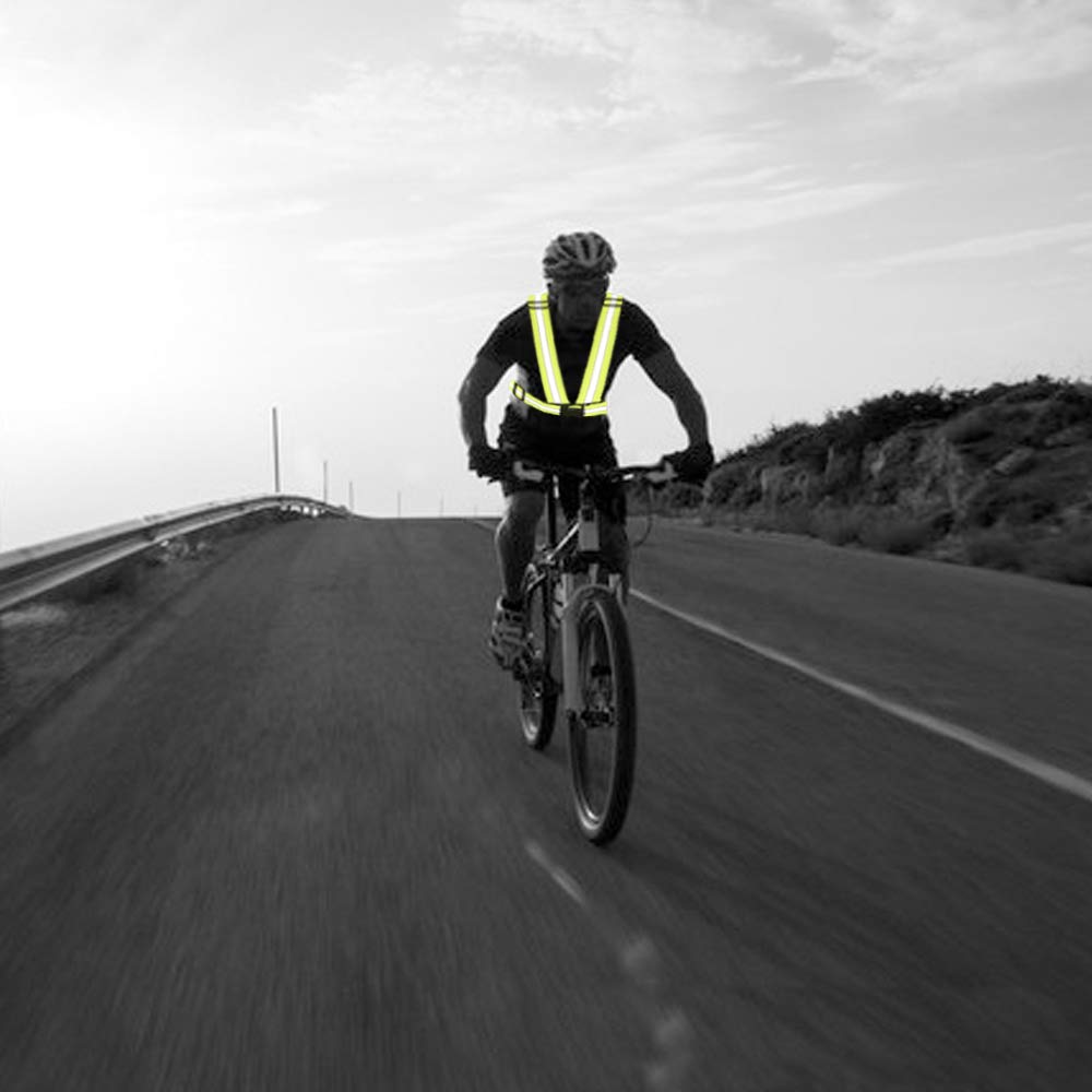 AYKRM Multiple colors optional High Visibility hi vis Reflective running safety Vest