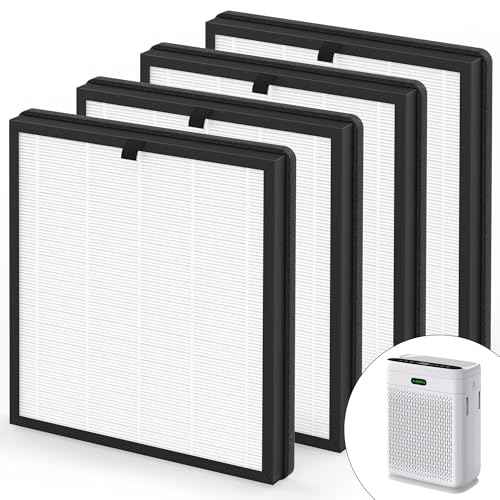 4 Pack F1 Replacement Filters | Compatible with AMEIFU F1 Purifier, Replace Part #?F1F | Double-sided Filtration