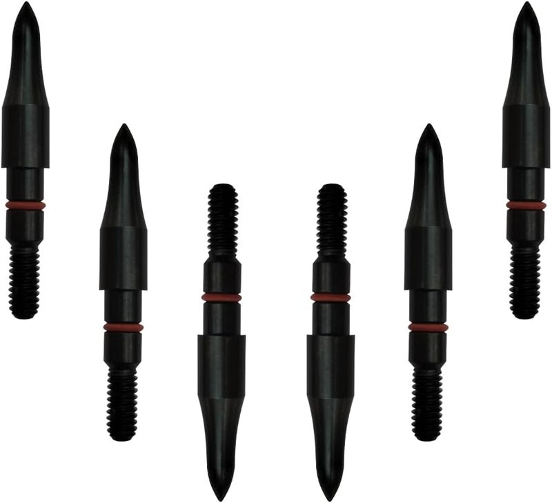 Archery Field Points - 17/64" & 5/16" Target Practice Tips | 12 Pack for Precision Shooting