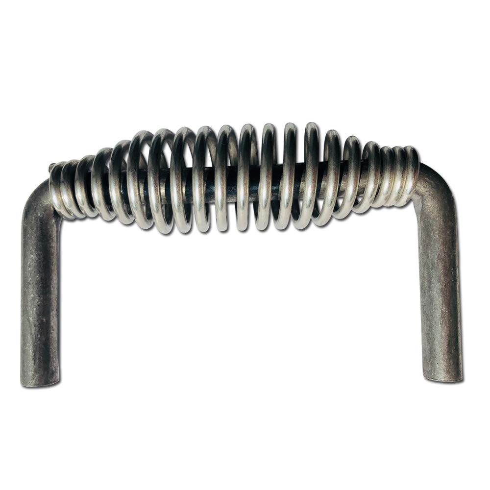 LavaLock Island Outdoor, LLC 5-3/8" Stainless Spring Handle with 1/2" Steel Rod (6" Wide, 3.5" Tall) - Weld ON