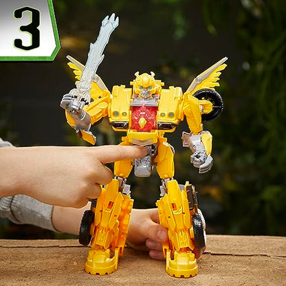 Transformers Toys Rise of the Beasts Film, Beast-Mode Bumblebee Action Figure, Ages 6 and up, 25 cm